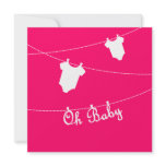 Oh Baby! Onesie Pregnancy Announcement invitations