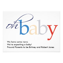 Oh Baby! Pregnancy Announcement