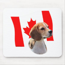 Oh Canada....and Beagles. Mouse Pads