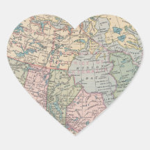 Oh Canada Heart Stickers