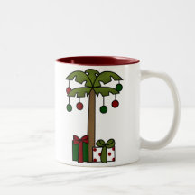 Oh Christmas Palm Tree Coffee Mug