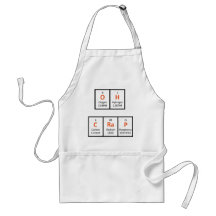 Oh Crap Periodic Table Apron