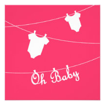 Oh faire-part de naissance de bébé de bébé