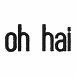 oh hai embroidered t-shirt