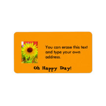 Oh Happy Day!, Address Label