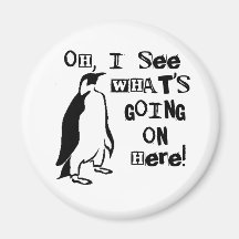 Oh, I See What's Going On  Here Refrigerator Magnet