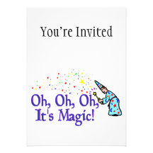 Oh It's Magic Invitation