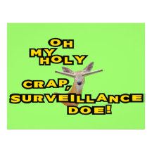 Oh My Holy Crap Surveillance Doe Customized Letterhead