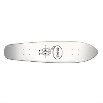Oh No! Long Board Custom Skate Board