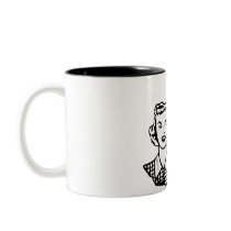 OH NO YOU DI-INT! Retro Housewife B&W Mugs