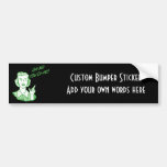 OH NO YOU DI-INT! Retro Housewife Green Bumper Stickers