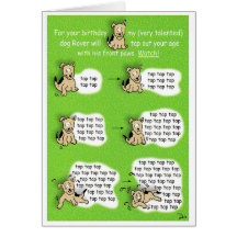 Oh non !  Vous avez tué mon chien ! Carte De Vœux