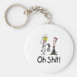 Oh Shit Bride and Groom Wedding Key Chains