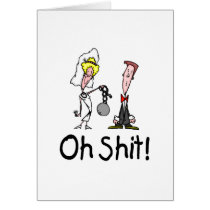 Oh Shit Wedding Bride and Groom