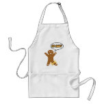 Oh Snap! Funny Christmas Gingerbread Man aprons