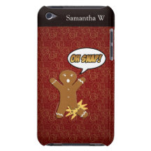 Oh Snap! Funny Gingerbread Man iPod Touch Cover