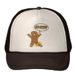 Oh Snap! Funny Gingerbread Man Mesh Hats