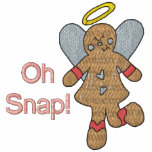 Oh Snap Gingerbread Embroidered Hoodie