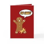 Oh Snap Gingerbread Man Christmas Cards