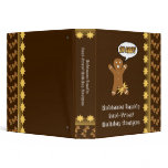 Oh Snap! Gingerbread Man Personalized Recipe Book Vinyl Binders
