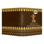 Oh Snap! Gingerbread Man Personalized Recipe Book Vinyl Binder