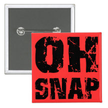 Oh snap pinback buttons