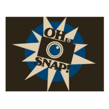 Oh Snap Retro Camera Postcards