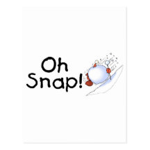 Oh Snap Snowball Post Cards