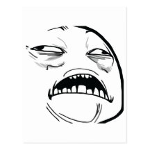 Oh Sweet Jesus Thats Good Rage Face Meme Post Cards