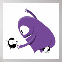 Oh that poopie monster print