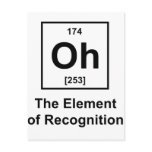 Oh! The Element of Recognition