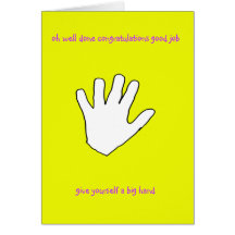 'Oh Well Done, Congratulations' Card