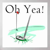 Oh Yea Golf T-shirts and Gifts Print