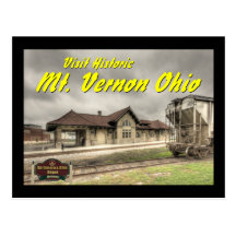 OHCA102.B&O Railroad Depot - Mt Vernon Oh. Post Cards