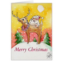 ohdeer, Merry Christmas Greeting Cards