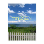 OhFences, thinkGREEN Postcard