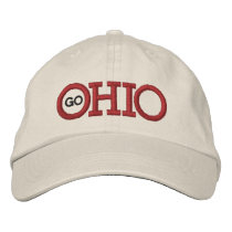 Ohio Embroidered Baseball Caps