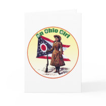 Ohio Girl, Annie Oakley Greeting Card