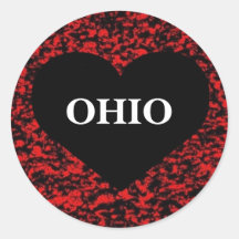 OHIO ROUND STICKER