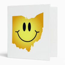 Ohio Smiley Face Binders