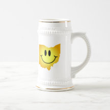 Ohio Smiley Face Mug