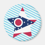 Ohio Star Refrigerator Magnets