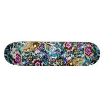 Ohm and Koi Skate deck