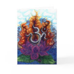 ohm floating greeting card