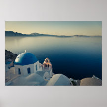 Oia on Santorini Print