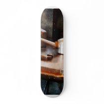 Oil Can and Wrench Skateboard Deck
