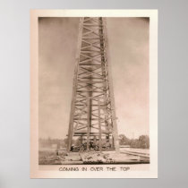 Oil Coming In Over The Top, Kilgore, TX 1931 Posters