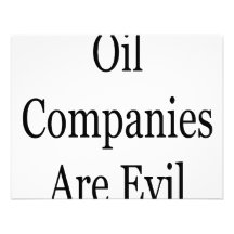 Oil Companies Are Evil Invite