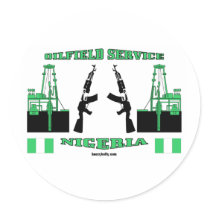 Oil Field Service Nigeria, Oil Patch Sticker