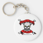 Oil Field Trash, Skull and Crossbones Keychain